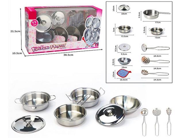 ZESTAW KUCHENNY METALOWY 11 EL CZAPSKA  013109