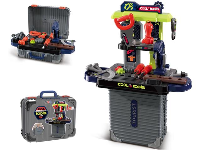 WARSZTAT NARZĘDZIOWY 2W1 47X35,5X18CM WALIZKA CZAPSKA