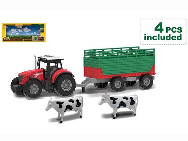 TRAKTOR Z PRZYCZEPĄ ŚWIATŁO, DŹWIĘK 012976 CZAPSKA