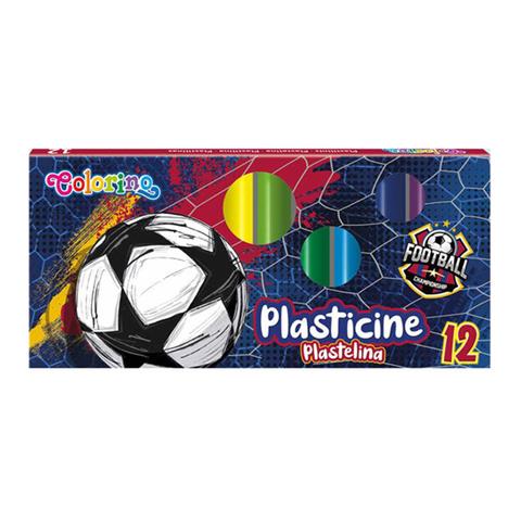 COLORINO PLASTELINA 12 KOLORÓW FOOTBALL 21764PTR PATIO /6/