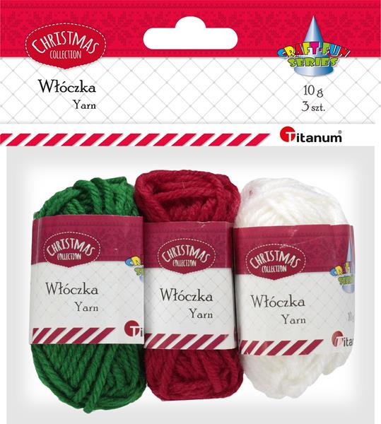TITANUM WŁÓCZKA 3X10G XMASS KOLOR 439994
