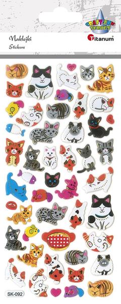 titanum naklejki dekoracyjne koty  457699