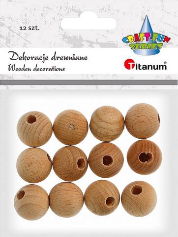 TITANUM DEKORACJA DREWNIANA KULKI A`12 175035X