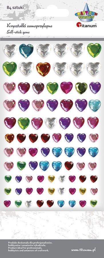 TITANUM KRYSZTAŁKI SERCA SAMOPRZYLEPNE A`84