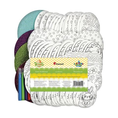 TITANUM-WN ZESTAW DEKORACYJNY CRAFT 374 SZT. 191002427826