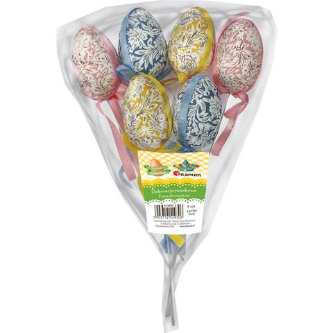 TITANUM-WN JAJKO STYROPIANOWE NA PIKU 6SZT 4X6CM B23102