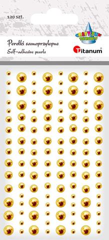TITANUM PEREŁKI SAMOPRZYLEPNE GOLD   24MH03116