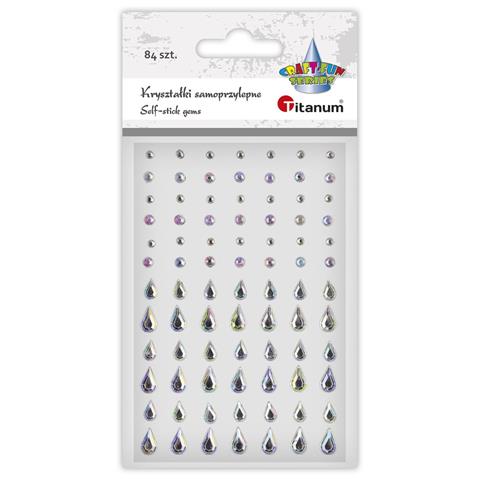 TITANUM KRYSZTAŁKI SAMOPRZYLEPNE KROPLE A'84 24SL0340]]>