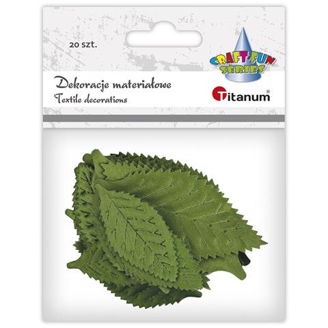 TITANUM LIŚCIE MATERIAŁOWE A`20 ZIELONE