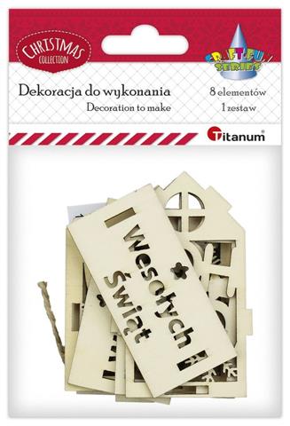 TITANUM-BN DEKORACJA DREWNIANA DIY-XM(152)