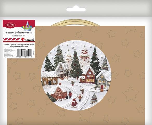 TITANUM-BN ZESTAW DO WYSZYW.WIOSKA ŚWIĄT.