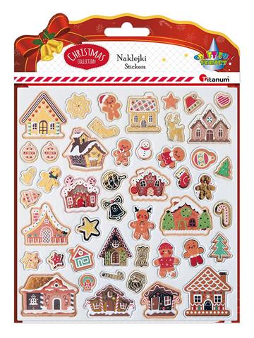 TITANUM-BN NAKLEJKI XMASS DOMKI  24ESD030