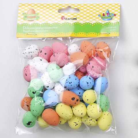 TITANUM-WN JAJKA STYROPIANOWE 18/25MM 53SZT MIX 6KOLORÓW BH15S2501