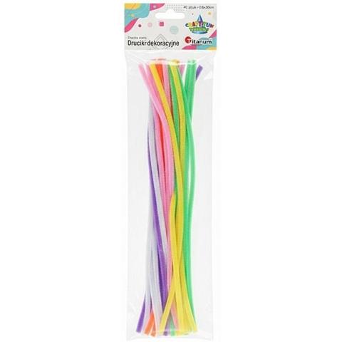 TITANUM DRUCIKI KREATYWNE 30CM A'30 FLUO MIX KOLOR 653675