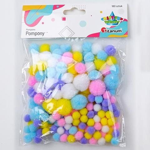 TITANUM POMPONY A'180 MIX KOLOR 653683
