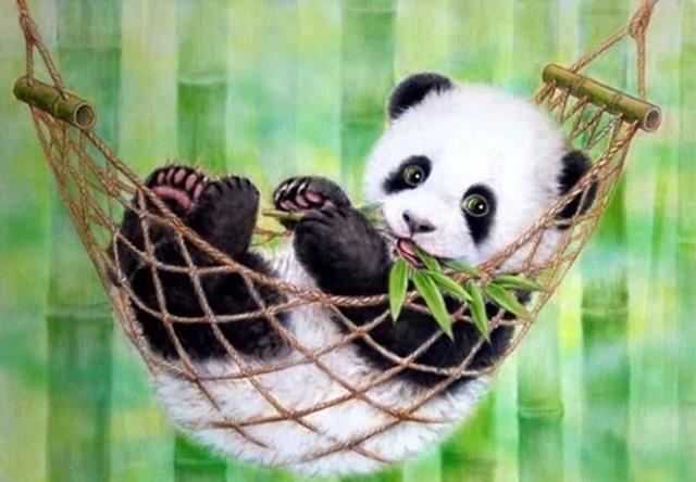 TITANUM MOZAIKA DIAMENTOWA 30X40 PANDA 2