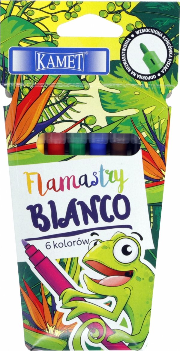 kamet flamastry bianco 6 kol. /5/ /45/