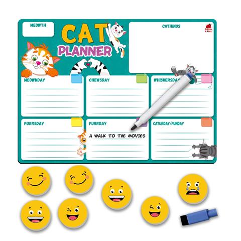 TABLICA MAGNETYCZNA CAT PLANER Z PISAKIEM
