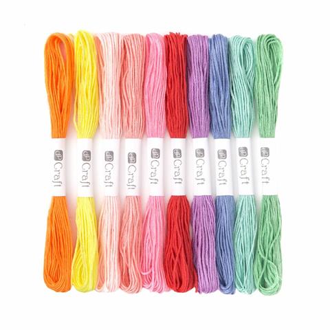 dp craft mulina a'10 8m rainbow dpni-004