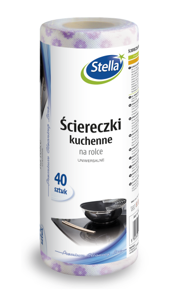 stella ścierki na rolce 40szt.ps-2954   /8/