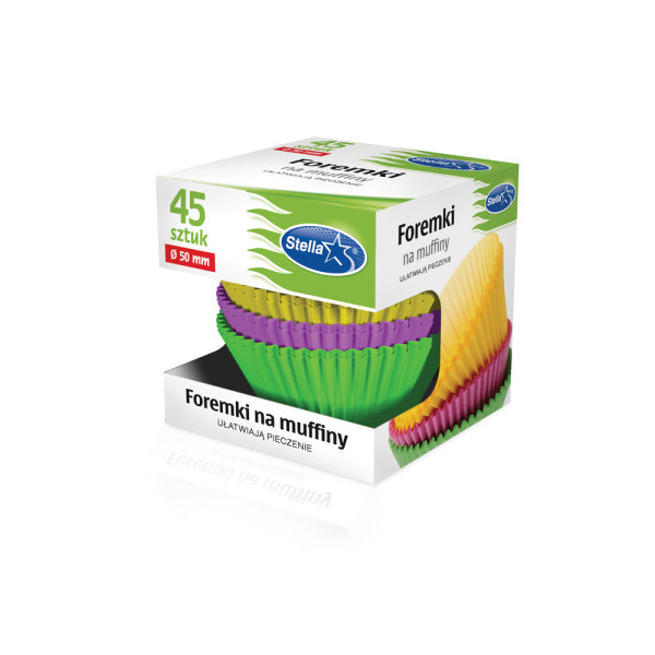 STELLA FOREMKI NA MUFFINY KOLOROWE A'45 50MM P-5382 /12/