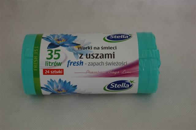 stella worki na śmieci 35l/24szt z uszami fresh /20/