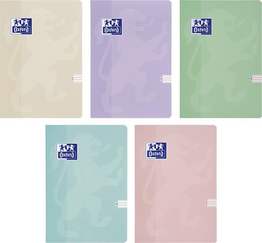 OXFORD ZESZYT A5 16K 3LINIE KOLOROWE TOUCH PASTEL 400175312 /10/