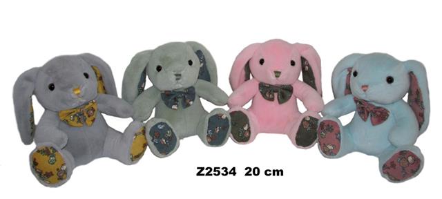 SUNDAY-WN ZAJĄC 20CM 4 KOLORY Z2534  WIELKANOC