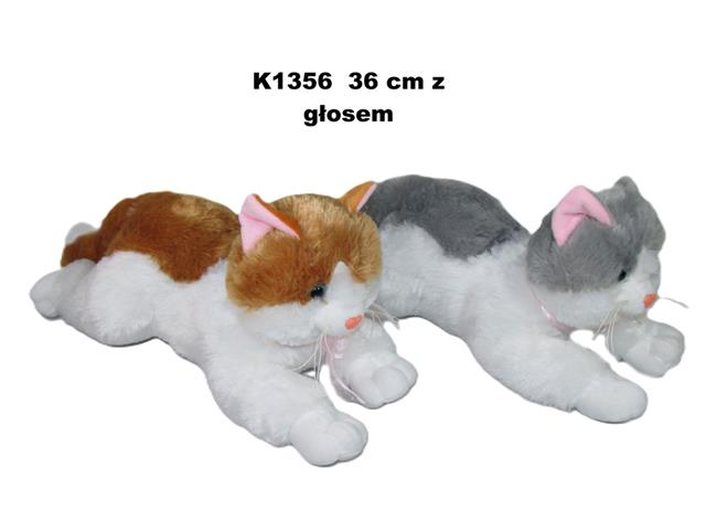 SUNDAY KOT 36CM 2KOL LEŻĄCY Z GŁOSEM K1356