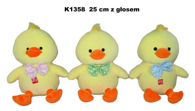SUNDAY-WN KACZKA 25CM Z GŁOSEM K1358 WIELKANOC
