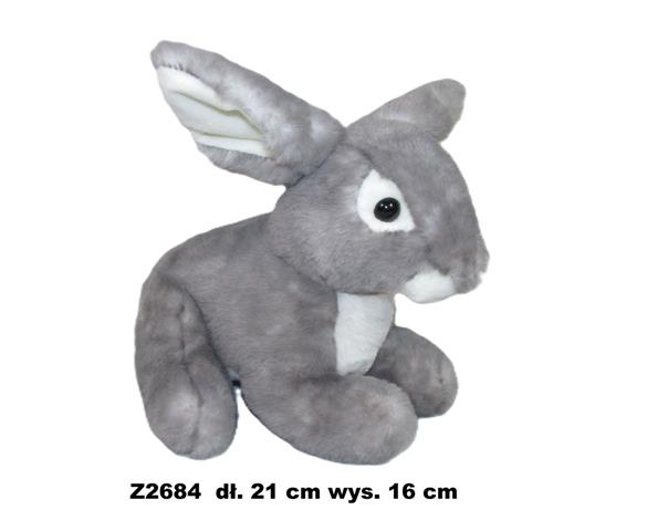 SUNDAY-WN ZAJĄC SZARY 16CM  Z2684      WIELKANOC