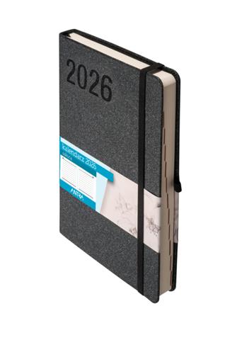 ANTRA KALENDARZ 2026 KSIĄŻKOWY A5 DZIENNY SAKURA CZARNY DNS