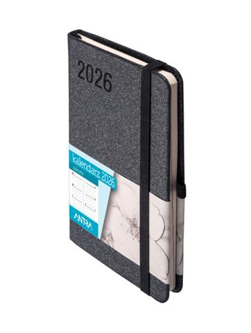 ANTRA KALENDARZ 2026 A6 TYGODNIOWY SAKURA CZARNY TDW