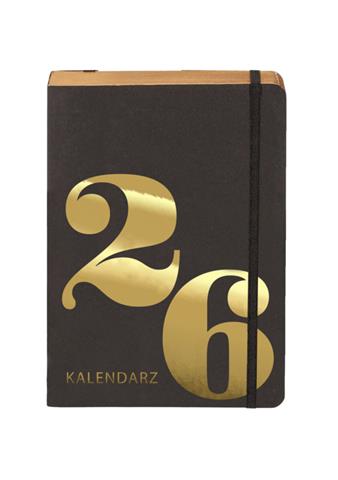 ANTRA KALENDARZ 2026 KSIĄŻKOWY A5 DZIENNY KRAFT ZŁOTY DNS