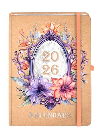ANTRA KALENDARZ 2026 KSIĄŻKOWY A5 TYGODNIOWY KRAFT LUSTRO TNS