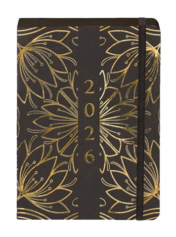 ANTRA KALENDARZ 2026 KSIĄŻKOWY A5 DZIENNY KRAFT KWIATY DNS