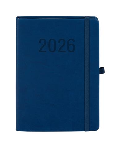 ANTRA KALENDARZ 2026 KSIĄŻKOWY A5 TYGODNIOWY MEMOFIX GRANATOWY TDW