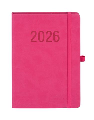 ANTRA KALENDARZ 2026 KSIĄŻKOWY A5 TYGODNIOWY MEMOFIX RÓŻOWY TDW