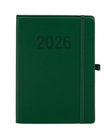ANTRA KALENDARZ 2026 KSIĄŻKOWY A5 TYGODNIOWY MEMOFIX ZIELONY TDW