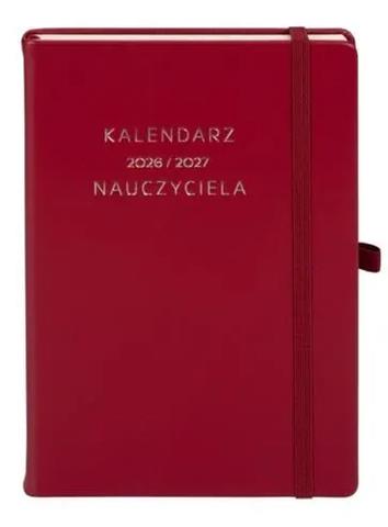 ANTRA KALENDARZ NAUCZYCIELA 2026/2027 A5 TDW Bordowy