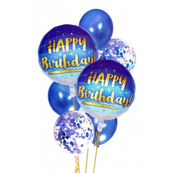 mk balon bcf-150 op.7szt happy birthday