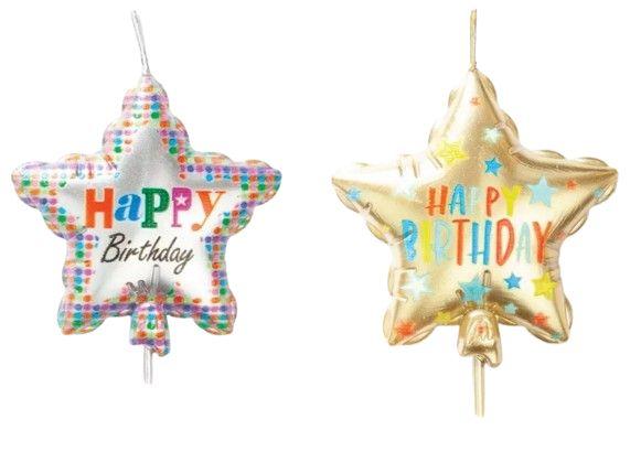 ŚWIECZKA URODZINOWA BALON 6CM 1SZT GO PARTY