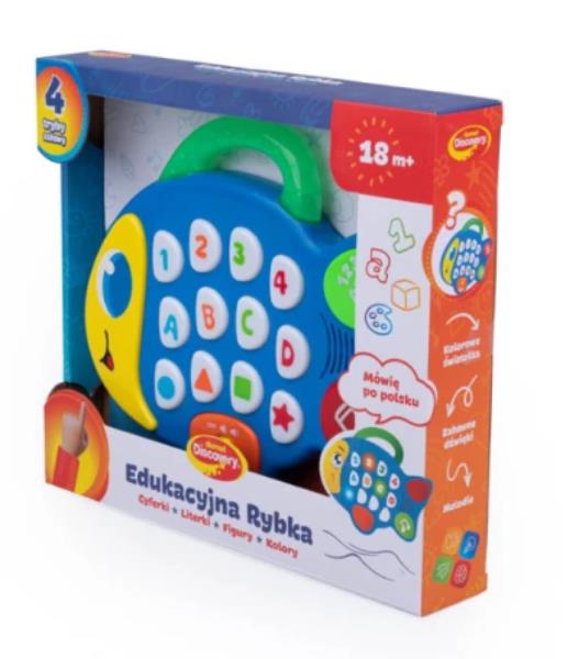 dumel discovery edukacyjna rybka 18m+ dd50365