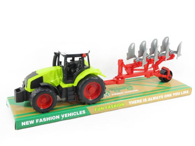 bigtoys traktor z maszyną 40cm ba8158