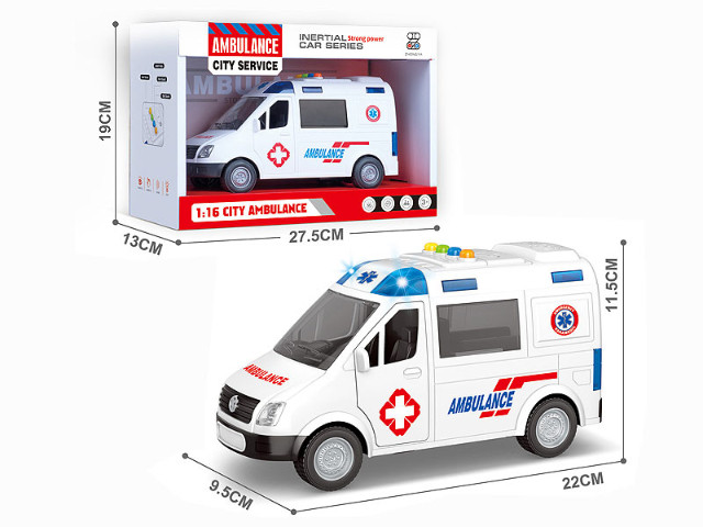 bigtoys auto ambulans św.dźw. ba1645