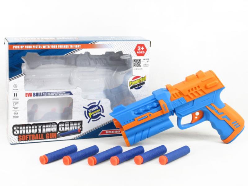 bigtoys pistolet na pociski z pianki bbro3878