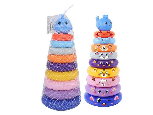 BIGTOYS PIRAMIDKA RYBKA 10EL. BKLO4356