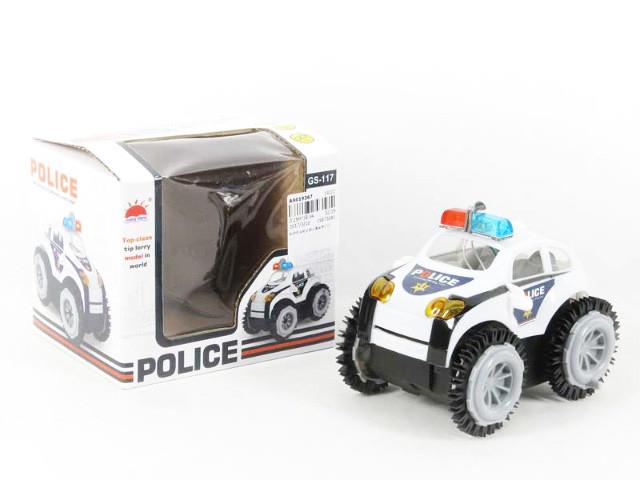 BIGTOYS AUTO PRZEWROTKA POLICJA NA BATERIE BA9428