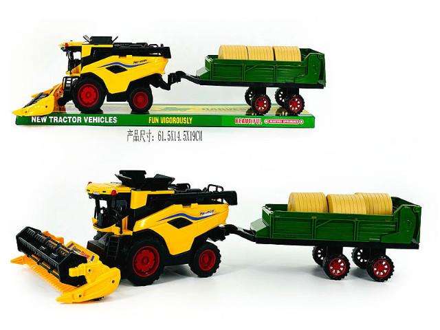 BIGTOYS KOMBAJN Z PRZYCZEPĄ BA7192