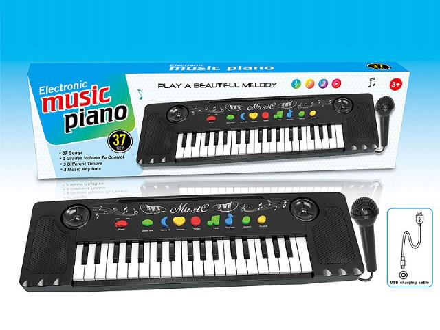 BIGTOYS PIANINKO ORGANY Z MIKROFONEM BZG9264